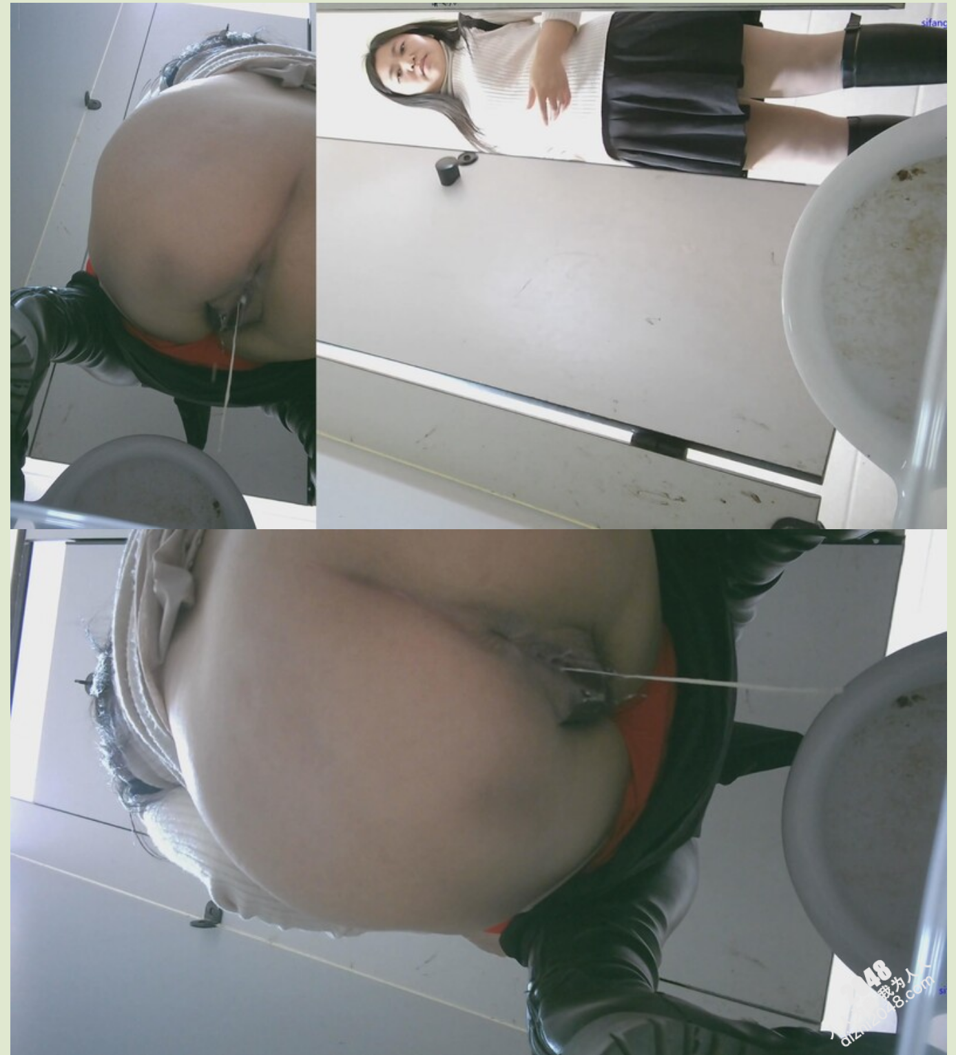 商场女厕全景偷拍丰腴少妇B里流出一条长长的白带疑似似是被刚内射过的精液