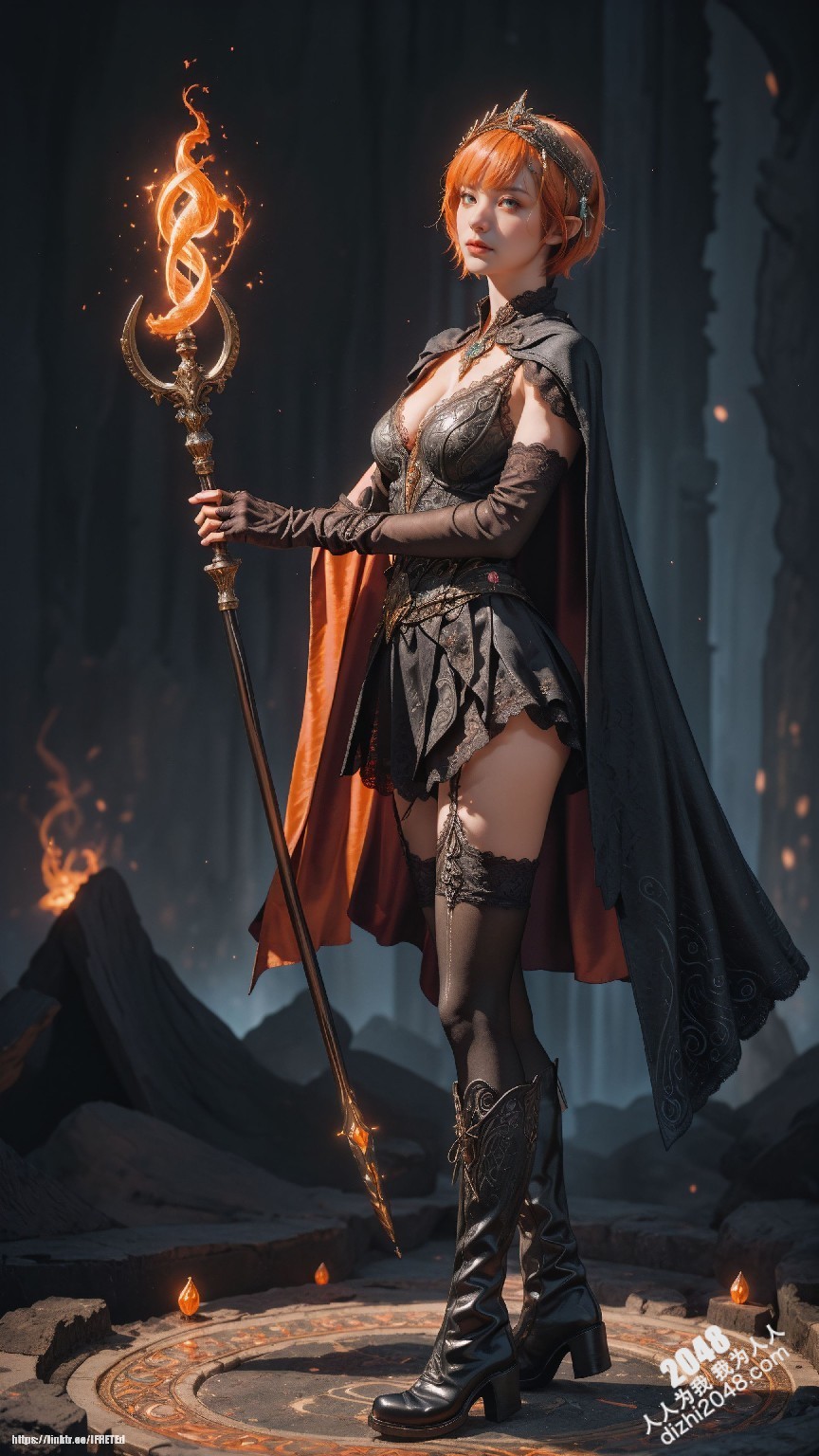 火焰女巫的禁忌之舞：魅惑的魔法与危险的诱惑