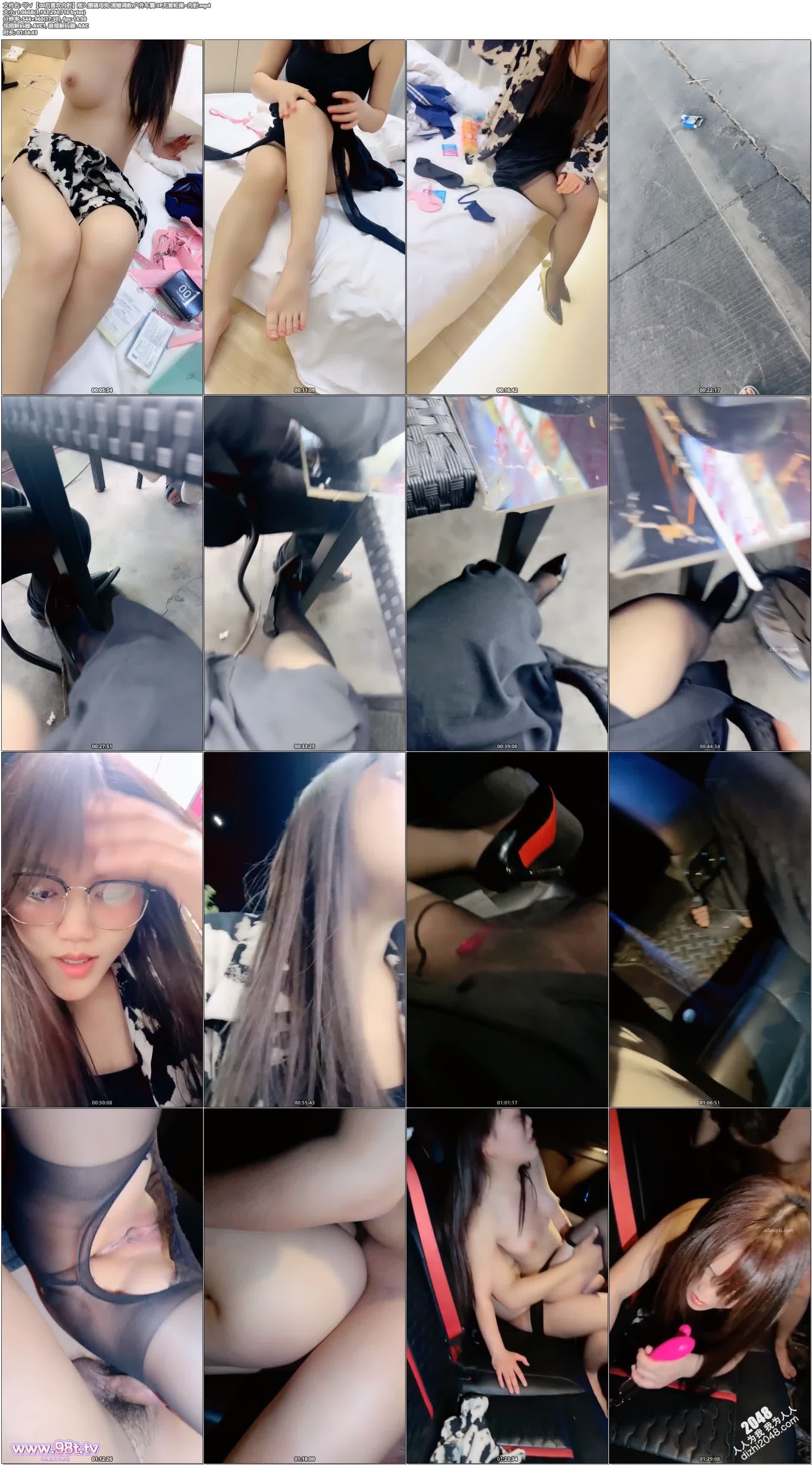 √ 【00后喜欢内射】刚入圈骚母狗 滴蜡调教 户外车震 3P无套轮操~内射