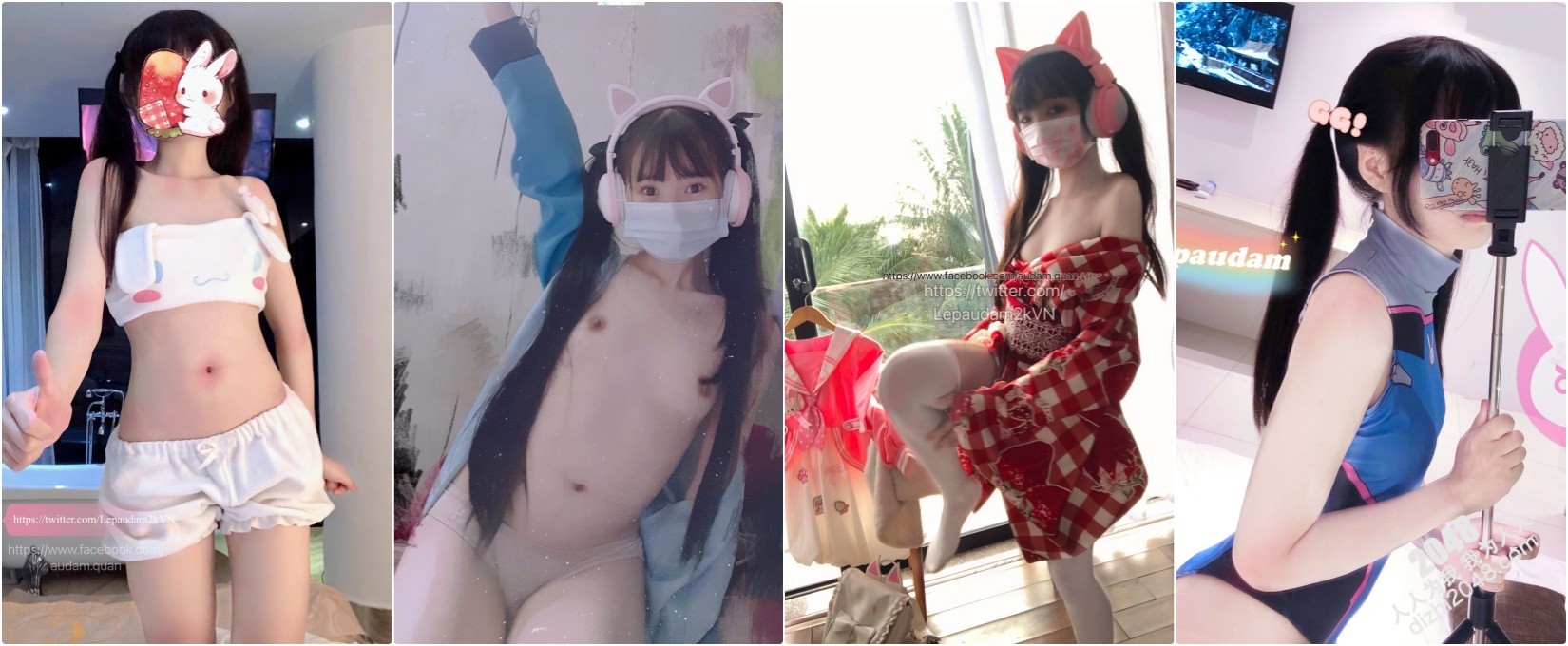 超嫩合法小母狗萝莉『LepALuli2kVN』被主人爸爸拽着双马尾后入,无毛小嫩穴被大肉棒塞满(51V)